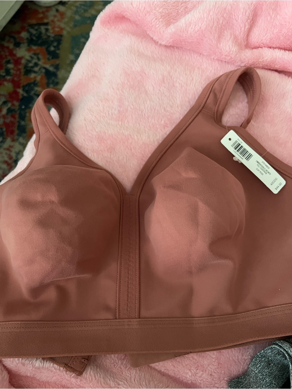 Soma Wireless Bralette in Clay Rose